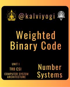 Weighted Binary Code